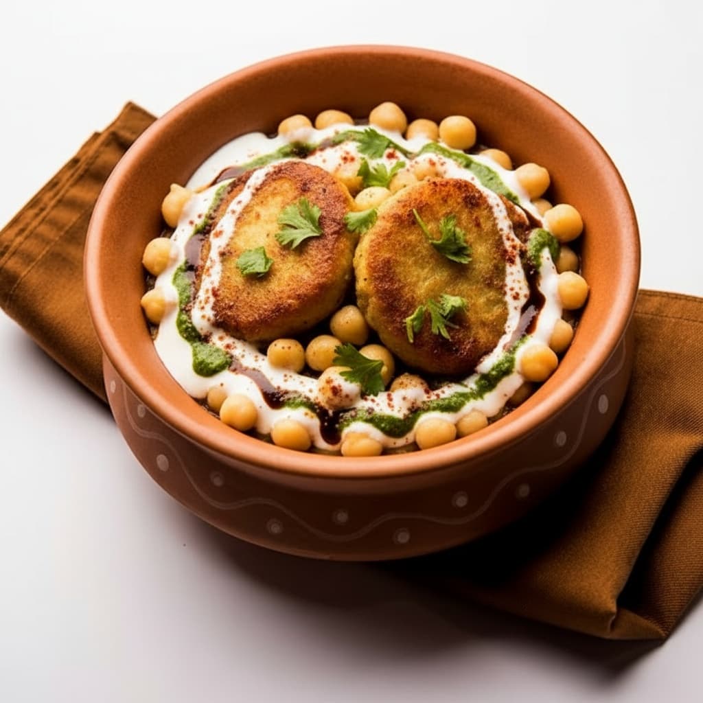 Aloo Tikki Chaat