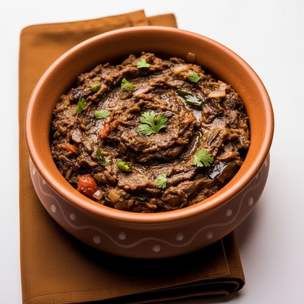 Mashed Eggplant (Baingan Bharta)