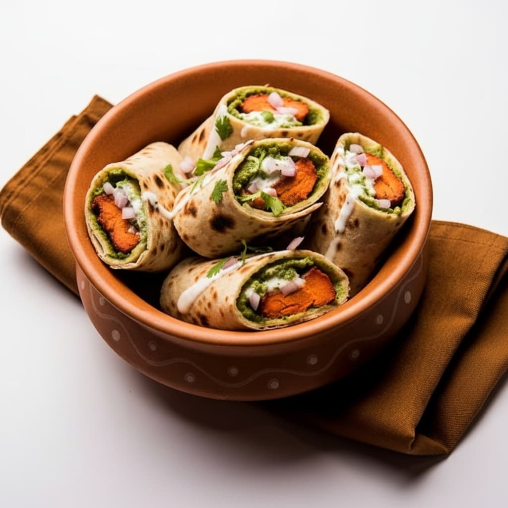 Chicken Naan Roll