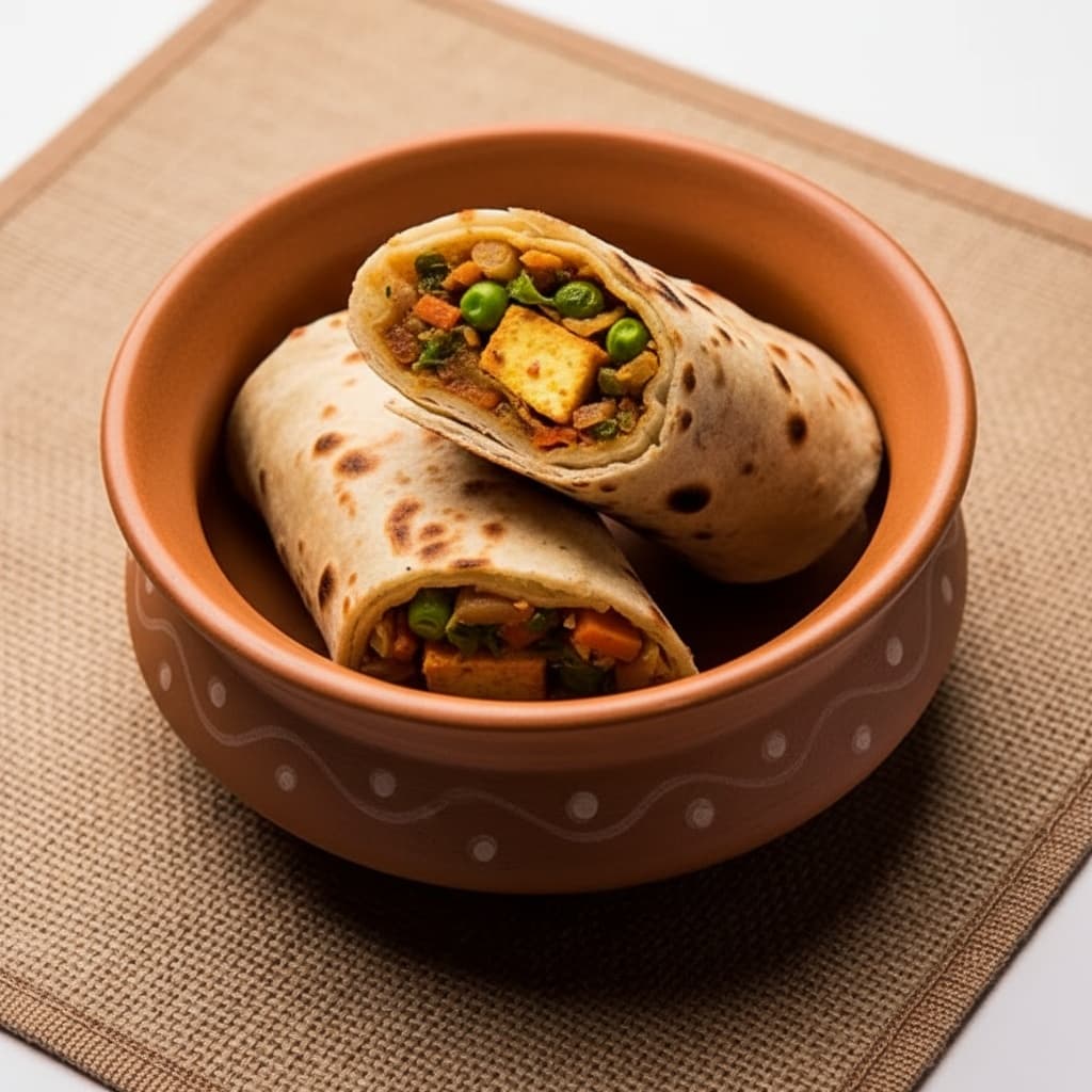 Veg Naan Roll